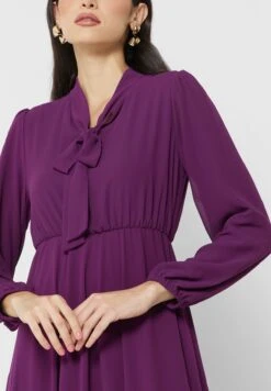 Neck Tie Detail Dress -Silk Bloom Dresses Store 3 zoom desktop 1151