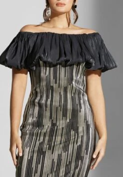 Bardot Printed Dress -Silk Bloom Dresses Store 3 zoom desktop 1175