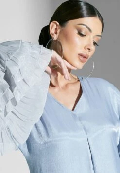 Ruffle Dress With Contrast Trims 7 Ruffle Dress With Contrast Trims -Silk Bloom Dresses Store 3 zoom desktop 1179