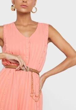 Elastic Detail V-Neck Jumpsuit -Silk Bloom Dresses Store 3 zoom desktop 1180