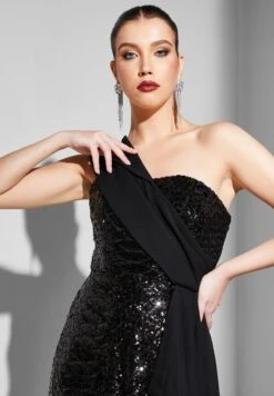 One Shoulder Front Slit Dress 6 One Shoulder Front Slit Dress -Silk Bloom Dresses Store 3 zoom desktop 1203