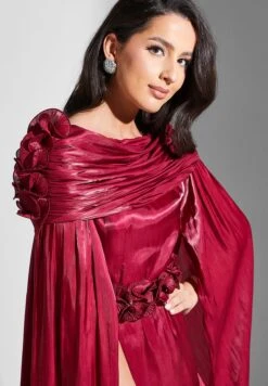 Split Sleeve Ruffle Tiered Dress -Silk Bloom Dresses Store 3 zoom desktop 1217