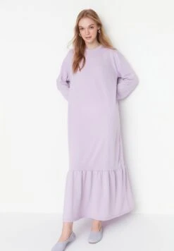 Trendyol Cuff Detail Tired Hem Dress 7 Trendyol Cuff Detail Tired Hem Dress -Silk Bloom Dresses Store 3 zoom desktop 1244