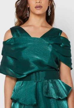 Cold Shoulder Ruffle Tiered Dress -Silk Bloom Dresses Store 3 zoom desktop 1250