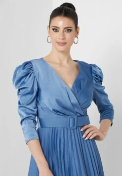 Surplice Neck Plisse Belted Dress 6 Surplice Neck Plisse Belted Dress -Silk Bloom Dresses Store 3 zoom desktop 1271