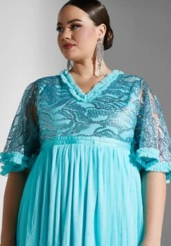 Shimmer Mesh Dress -Silk Bloom Dresses Store 3 zoom desktop 1274