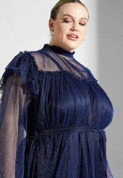 Shimmer A-Line Dress -Silk Bloom Dresses Store 3 zoom desktop 1277