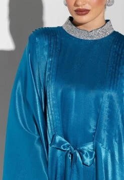 Pintucks Detail Belted Kaftan -Silk Bloom Dresses Store 3 zoom desktop 1280