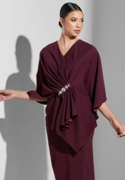 Drape Detail Dress 7 Drape Detail Dress -Silk Bloom Dresses Store 3 zoom desktop 1285