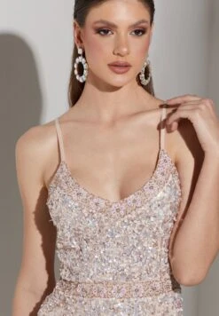 Strappy Shimmer Dress -Silk Bloom Dresses Store 3 zoom desktop 130