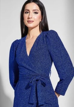 Wrap Shimmer Dress -Silk Bloom Dresses Store 3 zoom desktop 131