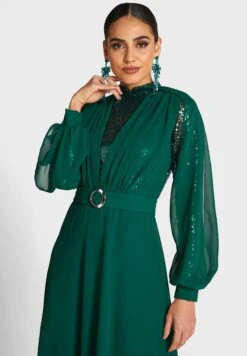 Shimmer Detail Dress -Silk Bloom Dresses Store 3 zoom desktop 1312