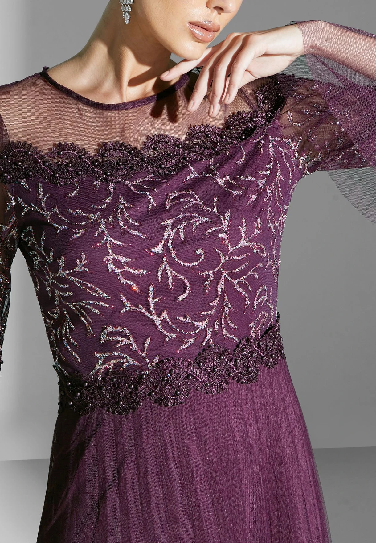 Embroidered Detail Dress 3 Embroidered Detail Dress - Image 3