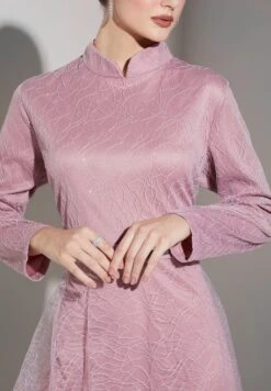 Lace Belted Flared Dress -Silk Bloom Dresses Store 3 zoom desktop 1314