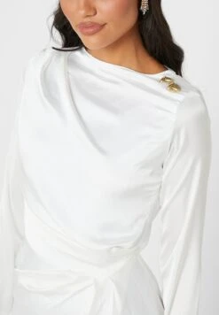 Side Waist Ruched Detail Dress -Silk Bloom Dresses Store 3 zoom desktop 1315