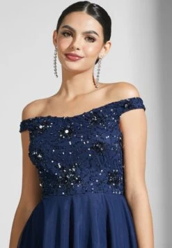 Embellished Fit And Flare Dress -Silk Bloom Dresses Store 3 zoom desktop 132