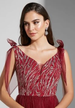 Shimmer Detail Slit Gown 7 Shimmer Detail Slit Gown -Silk Bloom Dresses Store 3 zoom desktop 1327