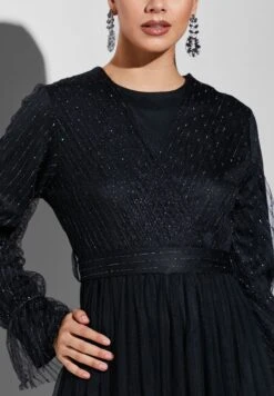 Shimmer Flared Dress -Silk Bloom Dresses Store 3 zoom desktop 1330