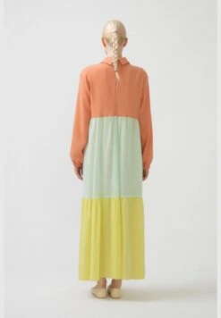 MULTICOLORED FRILLED DRESS -Silk Bloom Dresses Store 3 zoom desktop 1332