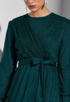 Embellished Gathered Dress 6 Embellished Gathered Dress -Silk Bloom Dresses Store 3 zoom desktop 1335