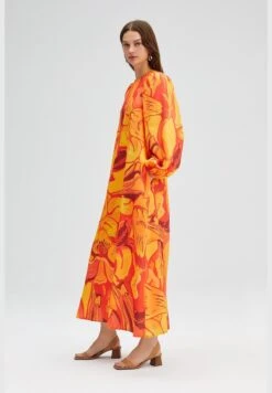 BALLOON SLEEVE POPLIN DRES -Silk Bloom Dresses Store 3 zoom desktop 1339