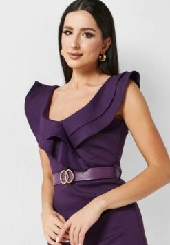 Ruffle Hem Dress -Silk Bloom Dresses Store 3 zoom desktop 134