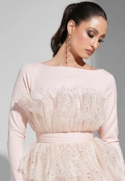 Tulle Detail Dress 7 Tulle Detail Dress -Silk Bloom Dresses Store 3 zoom desktop 1350