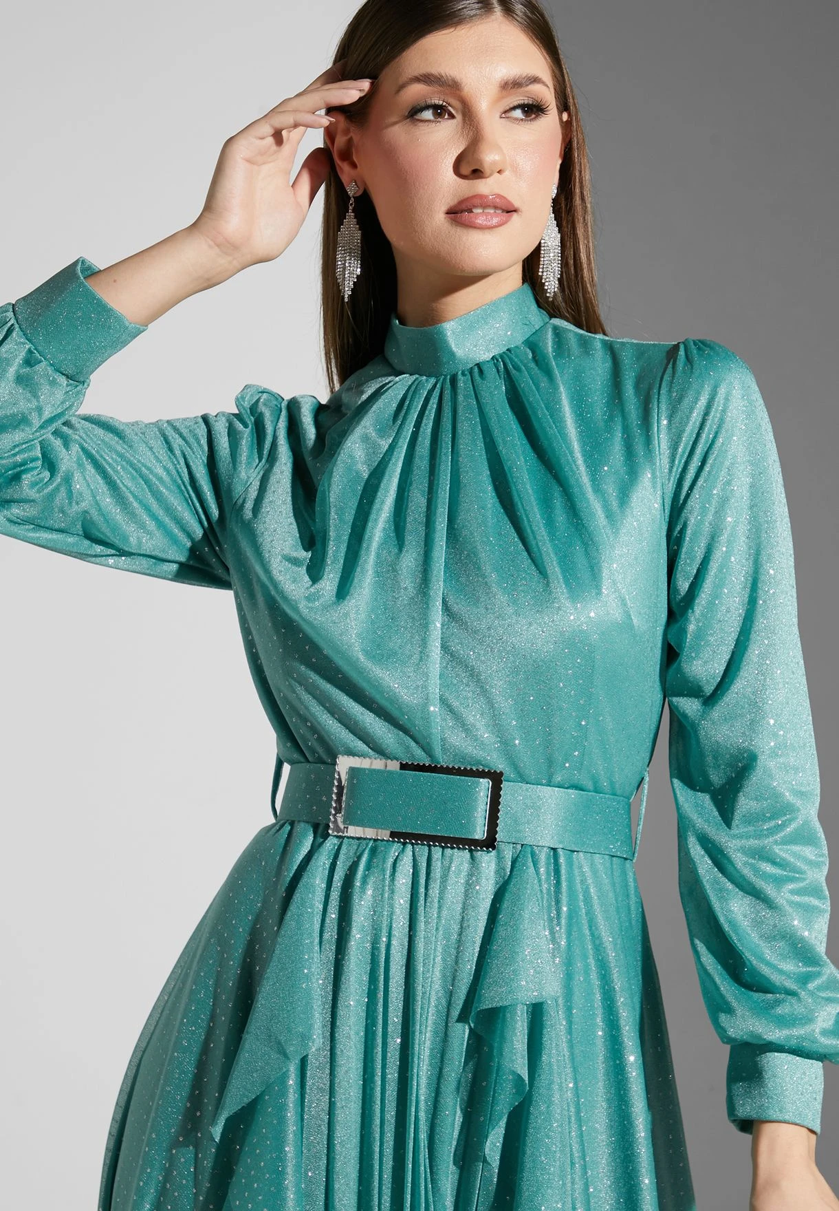 Waterfall Frill Dress 3 Waterfall Frill Dress - Image 3