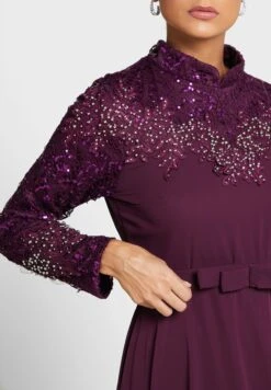 Embroidery Detail Flare Dress -Silk Bloom Dresses Store 3 zoom desktop 1372