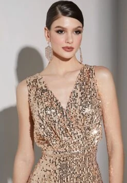 Embellished V Neck Dress -Silk Bloom Dresses Store 3 zoom desktop 1398