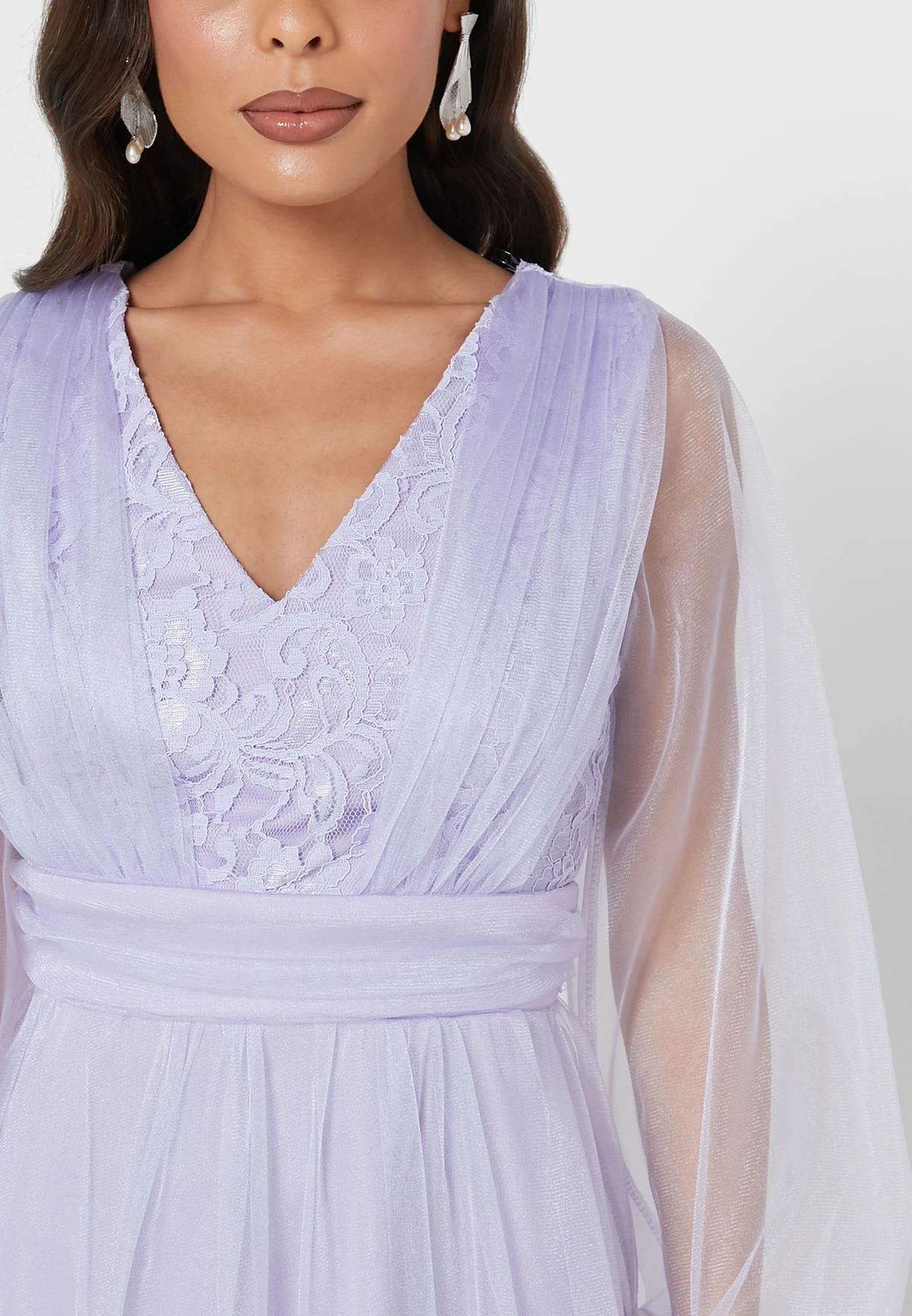 Embroidered Detail Tule Dress 3 Embroidered Detail Tule Dress - Image 3