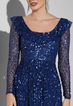 Tiered Sequin Detail Dress -Silk Bloom Dresses Store 3 zoom desktop 1420