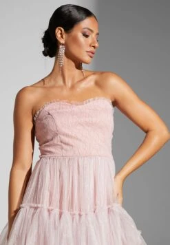 Off-shoulder Layered Gown -Silk Bloom Dresses Store 3 zoom desktop 1429