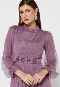 Sleeve Detail Dress 6 Sleeve Detail Dress -Silk Bloom Dresses Store 3 zoom desktop 1433