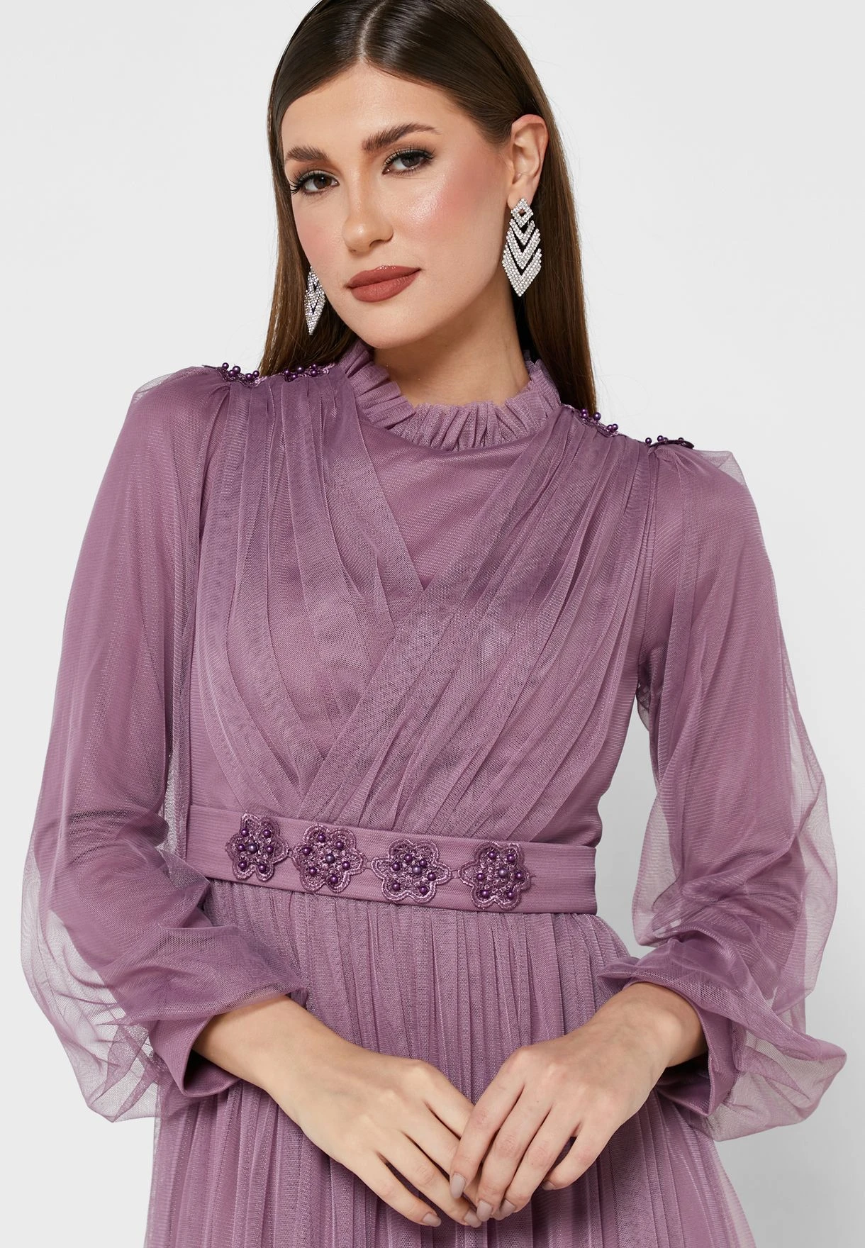 Sleeve Detail Dress 3 Sleeve Detail Dress - Image 3