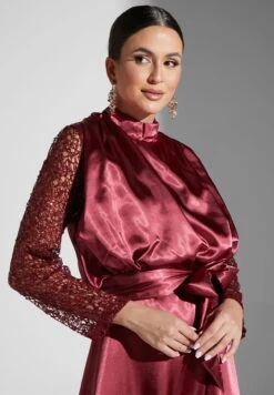 Gathered Slit Dress 7 Gathered Slit Dress -Silk Bloom Dresses Store 3 zoom desktop 1437