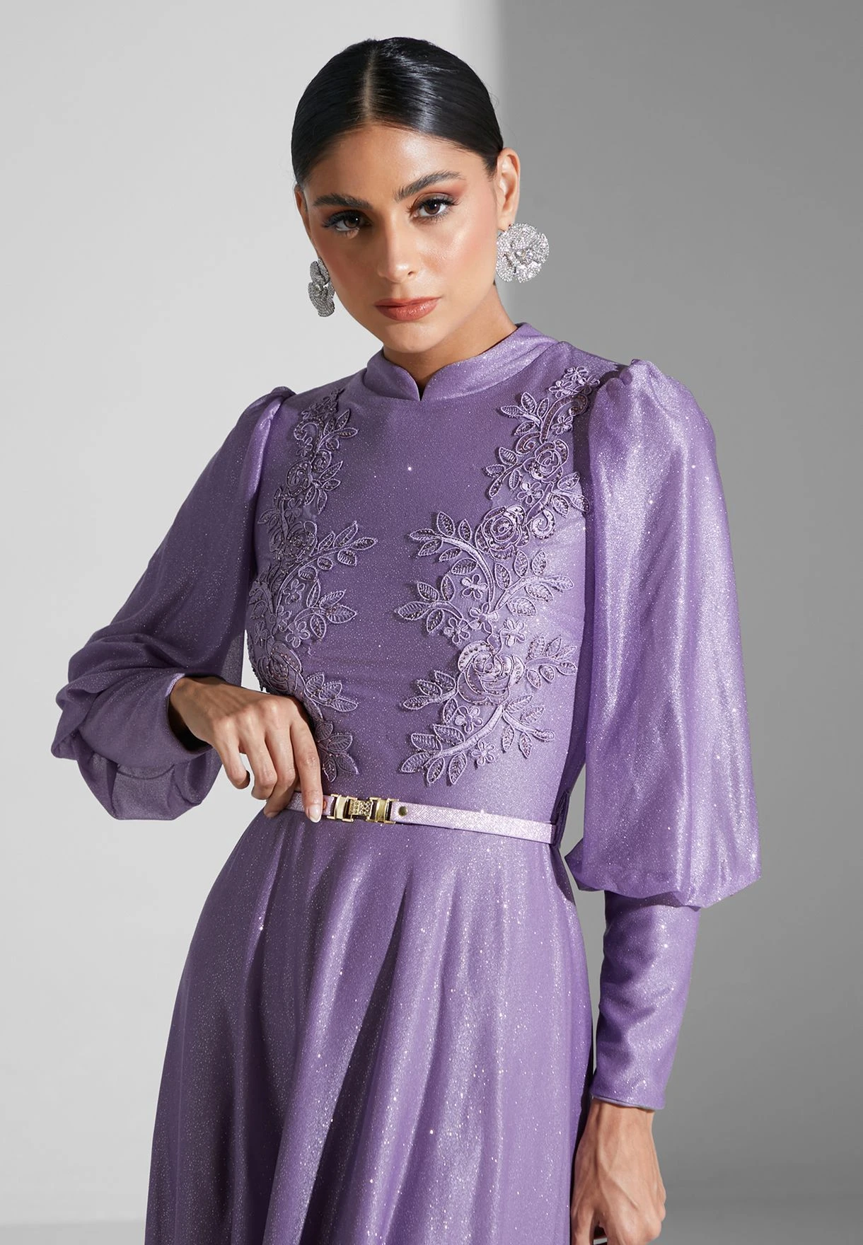 Belted Front Flowing Dress 3 Belted Front Flowing Dress - Image 3