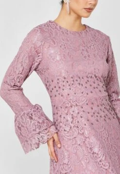 Shimmer Waist & Sleeve Dress -Silk Bloom Dresses Store 3 zoom desktop 1450