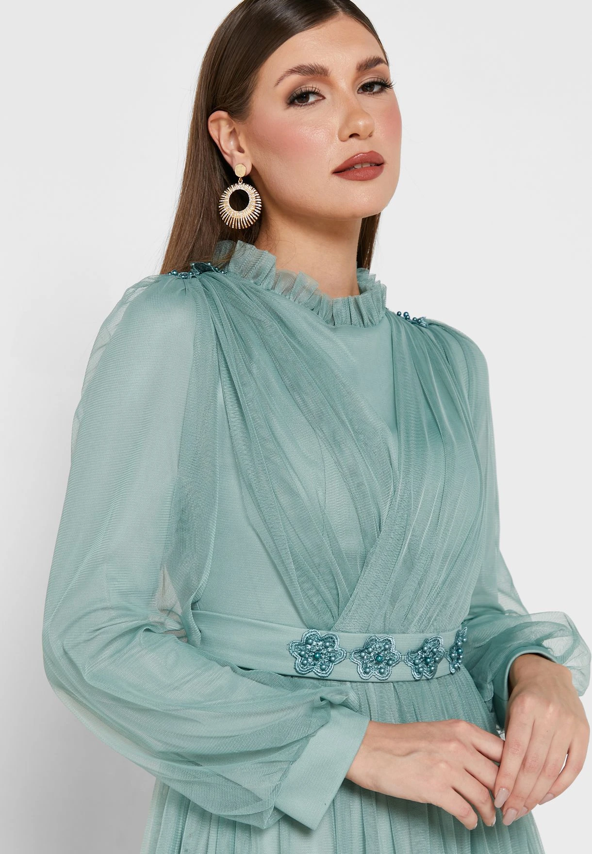 Sleeve Detail Dress 3 Sleeve Detail Dress - Image 3