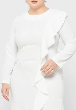 Ruffle Detail Belted Dress 6 Ruffle Detail Belted Dress -Silk Bloom Dresses Store 3 zoom desktop 1460