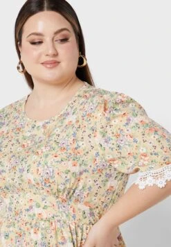 Floral Print Dress -Silk Bloom Dresses Store 3 zoom desktop 1493