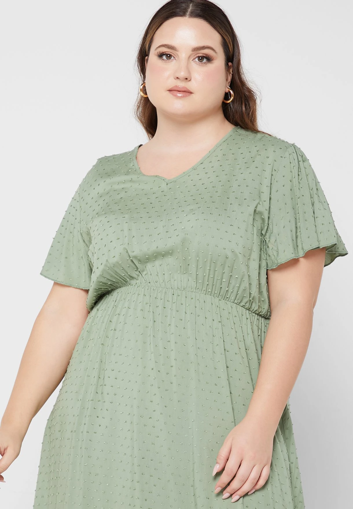 Dobby Textured Dress 3 Dobby Textured Dress - Image 3