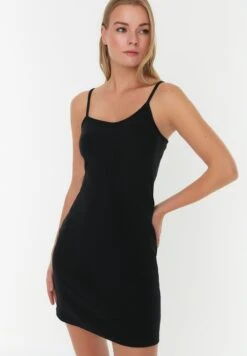 Trendyol Strappy Ribbed Bodycon Dress -Silk Bloom Dresses Store 3 zoom desktop 15