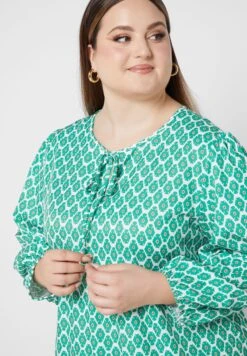 Tie Neck Detail Printed Tiered Dress 6 Tie Neck Detail Printed Tiered Dress -Silk Bloom Dresses Store 3 zoom desktop 1507