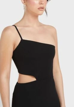 One Shoulder Strappy Cut Out Detail Dress -Silk Bloom Dresses Store 3 zoom desktop 1517