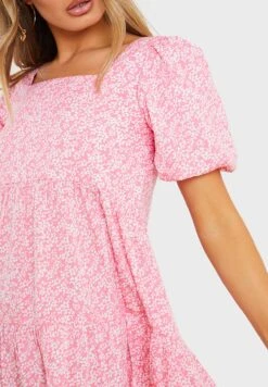 In The Style Floral Tiered Mini Dress -Silk Bloom Dresses Store 3 zoom desktop 152