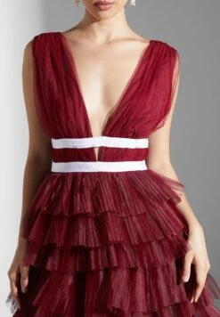 Strappy Ruffle Detail Dress -Silk Bloom Dresses Store 3 zoom desktop 1528