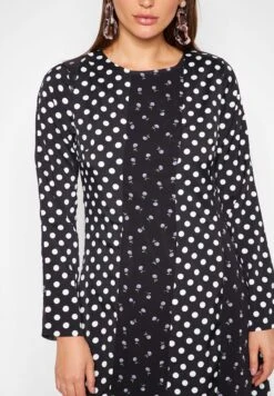 Long Sleeve Printed Midi Dress -Silk Bloom Dresses Store 3 zoom desktop 1537