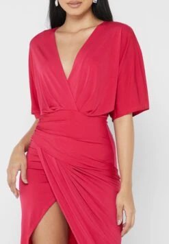 Ruched Kimono Sleeve Dress 6 Ruched Kimono Sleeve Dress -Silk Bloom Dresses Store 3 zoom desktop 1556