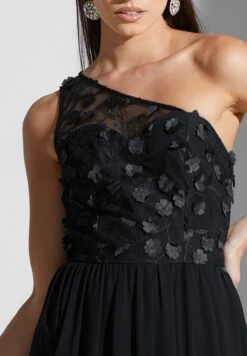 One Shoulder Pleated Dress -Silk Bloom Dresses Store 3 zoom desktop 1562